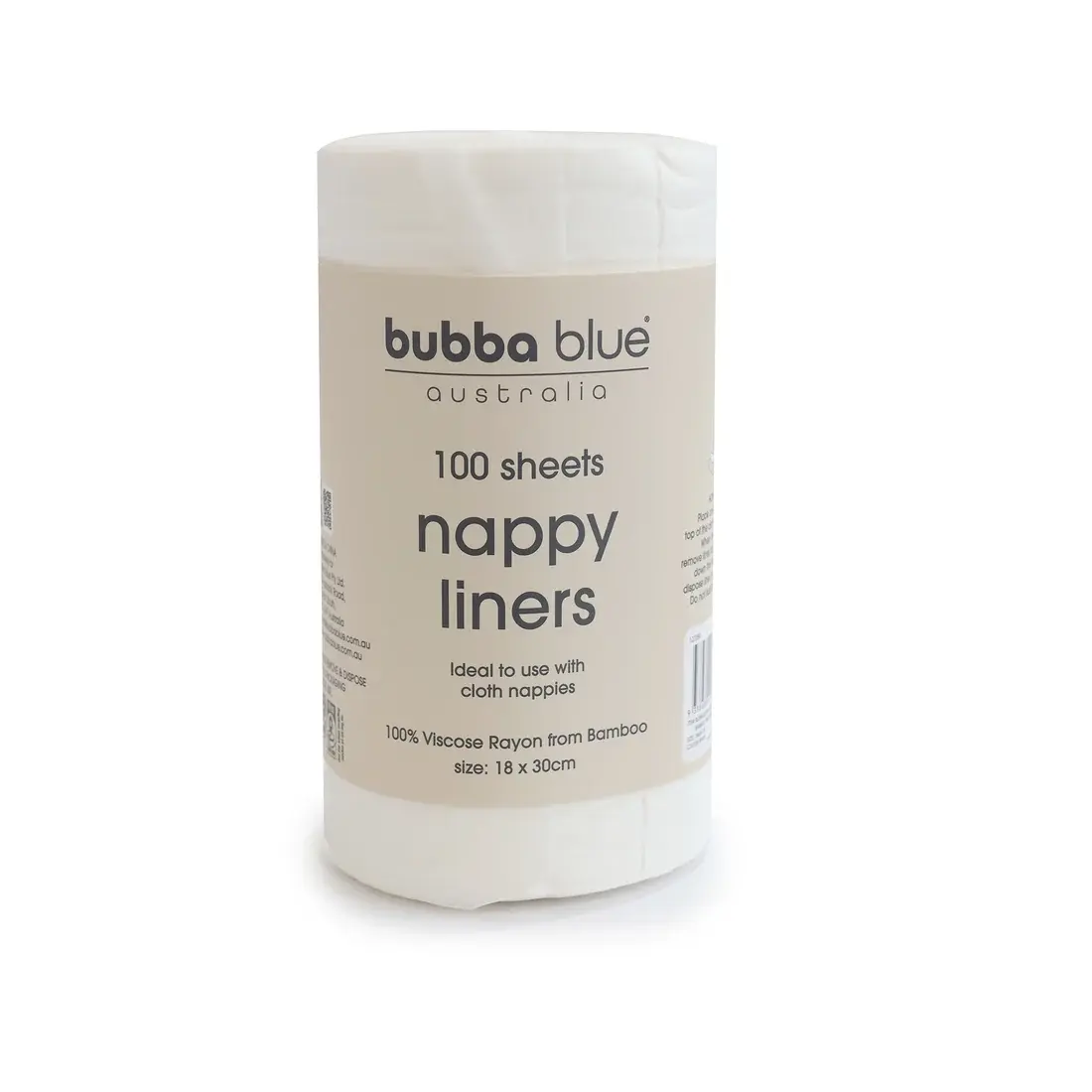 Bubba Blue Bubba Blue Bamboo White 100 sheets Bamboo Nappy Liners