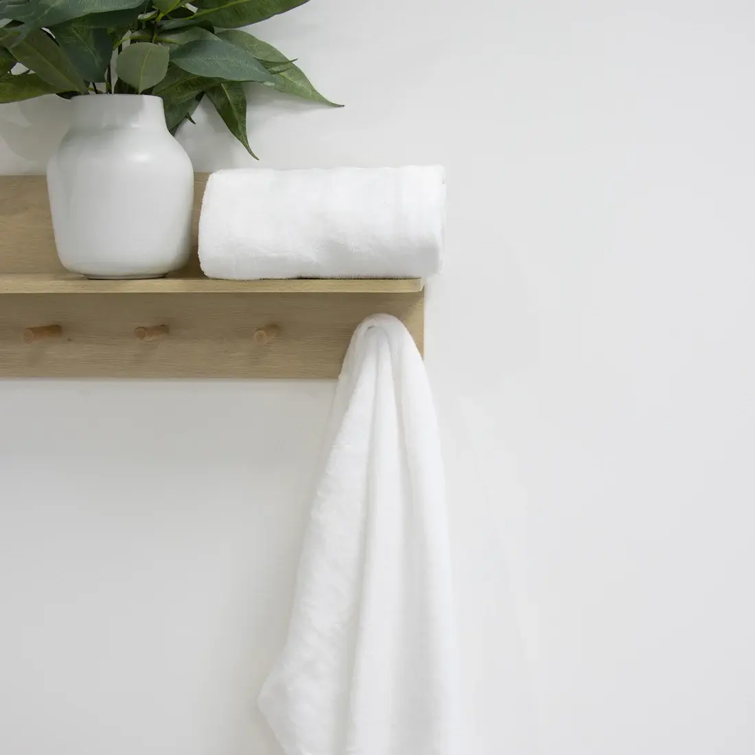 Bubba Blue Bubba Blue Everyday Essentials 2pk Bath Towel White
