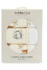 Bubba Blue Bubba Blue Enchanted 3pk Wash Cloths