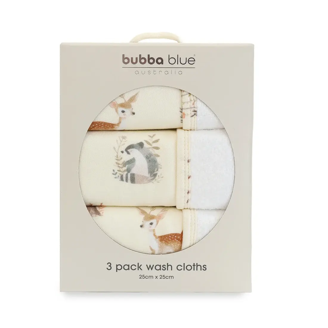 Bubba Blue Bubba Blue Enchanted 3pk Wash Cloths