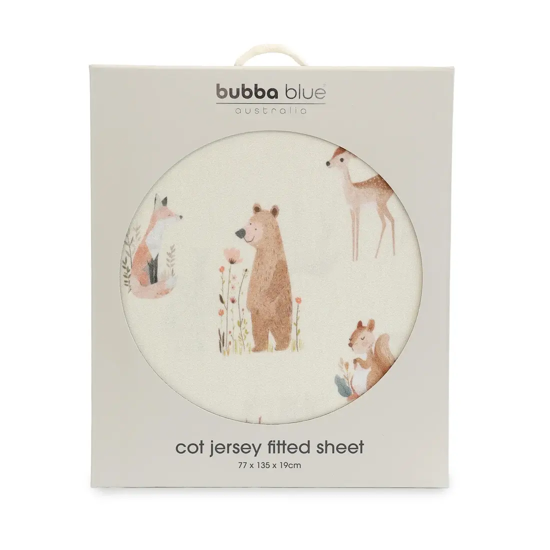 Bubba Blue Bubba Blue Enchanted Jersey Cot Fitted Sheet