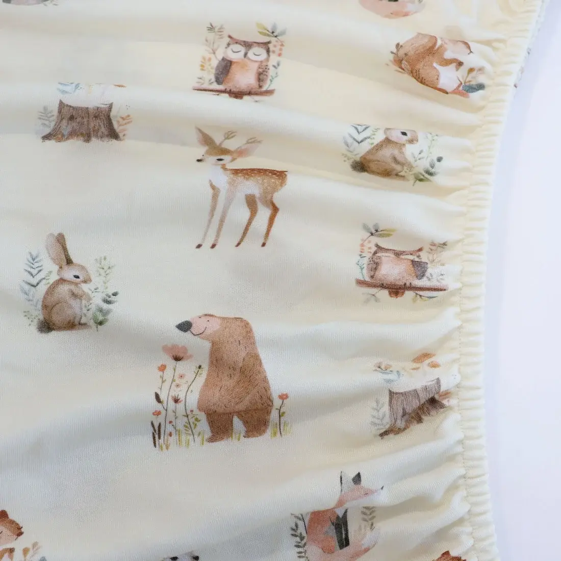 Bubba Blue Bubba Blue Enchanted Jersey Cot Fitted Sheet