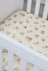 Bubba Blue Bubba Blue Enchanted Jersey Cot Fitted Sheet
