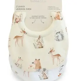 Bubba Blue Bubba Blue Enchanted 2pk Dribble Bibs