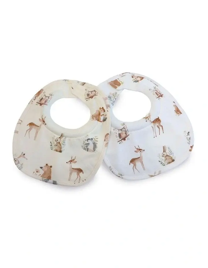 Bubba Blue Bubba Blue Enchanted 2pk Dribble Bibs