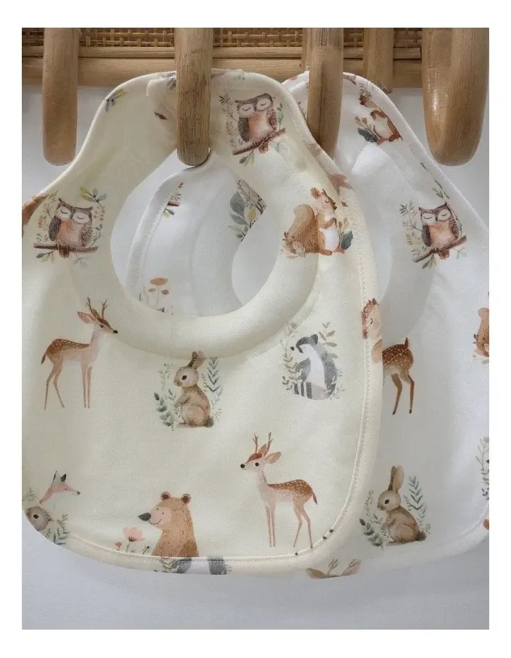 Bubba Blue Bubba Blue Enchanted 2pk Dribble Bibs