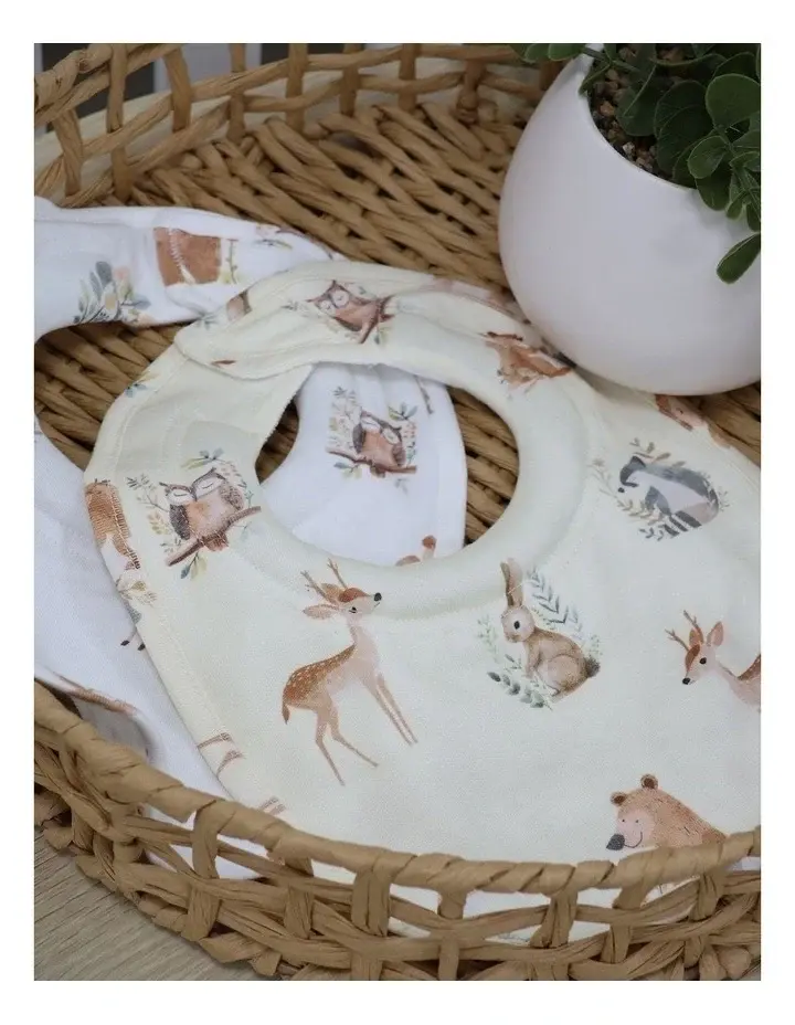 Bubba Blue Bubba Blue Enchanted 2pk Dribble Bibs