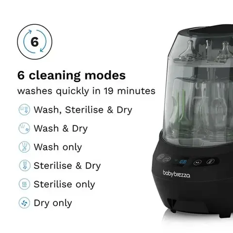 Baby Brezza Baby Brezza Bottle Washer Pro - Black