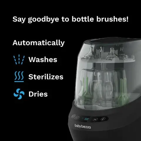 Baby Brezza Baby Brezza Bottle Washer Pro - Black