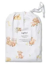 Snuggle Hunny Kids Snuggle Hunny Highland Cows Organic Fitted Cot Sheet