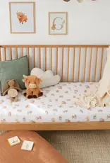 Snuggle Hunny Kids Snuggle Hunny Highland Cows Organic Fitted Cot Sheet