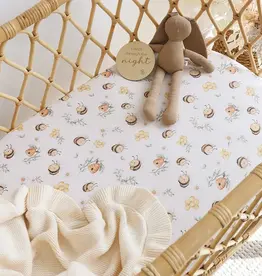 Snuggle Hunny Kids Snuggle Hunny Bumblebees Organic Bassinet Sheet / Change Pad Cover