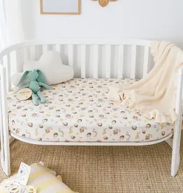 Snuggle Hunny Kids Snuggle Hunny Bumblebees Organic Fitted Cot Sheet