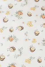 Snuggle Hunny Kids Snuggle Hunny Bumblebees Organic Fitted Cot Sheet