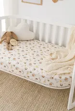 Snuggle Hunny Kids Snuggle Hunny Bumblebees Organic Fitted Cot Sheet