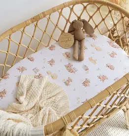 Snuggle Hunny Kids Snuggle Hunny Highland Cows Organic Bassinet Sheet / Change Pad Cover