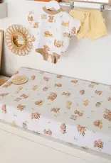 Snuggle Hunny Kids Snuggle Hunny Highland Cows Organic Bassinet Sheet / Change Pad Cover