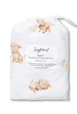 Snuggle Hunny Kids Snuggle Hunny Highland Cows Organic Bassinet Sheet / Change Pad Cover