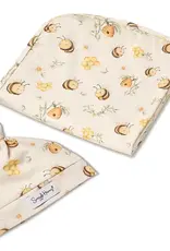 Snuggle Hunny Kids Snuggle Hunny Bumblebees Organic Jersey Wrap & Beanie Set