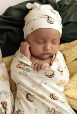 Snuggle Hunny Kids Snuggle Hunny Bumblebees Organic Jersey Wrap & Beanie Set