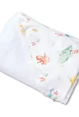 Snuggle Hunny Kids Snuggle Hunny Little Subs Organic Hooded Baby Towel