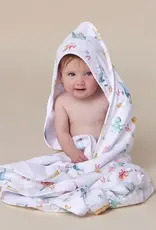 Snuggle Hunny Kids Snuggle Hunny Little Subs Organic Hooded Baby Towel