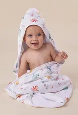 Snuggle Hunny Kids Snuggle Hunny Little Subs Organic Hooded Baby Towel