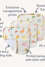 Snuggle Hunny Kids Snuggle Hunny Beach Fun Organic Wash Cloths - 3 Pack