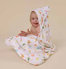 Snuggle Hunny Kids Snuggle Hunny Beach Fun Organic Hooded Baby Towel
