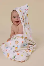 Snuggle Hunny Kids Snuggle Hunny Beach Fun Organic Hooded Baby Towel