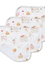 Snuggle Hunny Kids Snuggle Hunny Ice Creams Organic Wash Cloths - 3 Pack