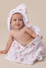 Snuggle Hunny Kids Snuggle Hunny Ice Creams Organic Hooded Baby Towel