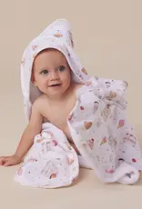 Snuggle Hunny Kids Snuggle Hunny Ice Creams Organic Hooded Baby Towel