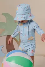 Snuggle Hunny Kids Snuggle Hunny Blue Little Subs Swim Shortie