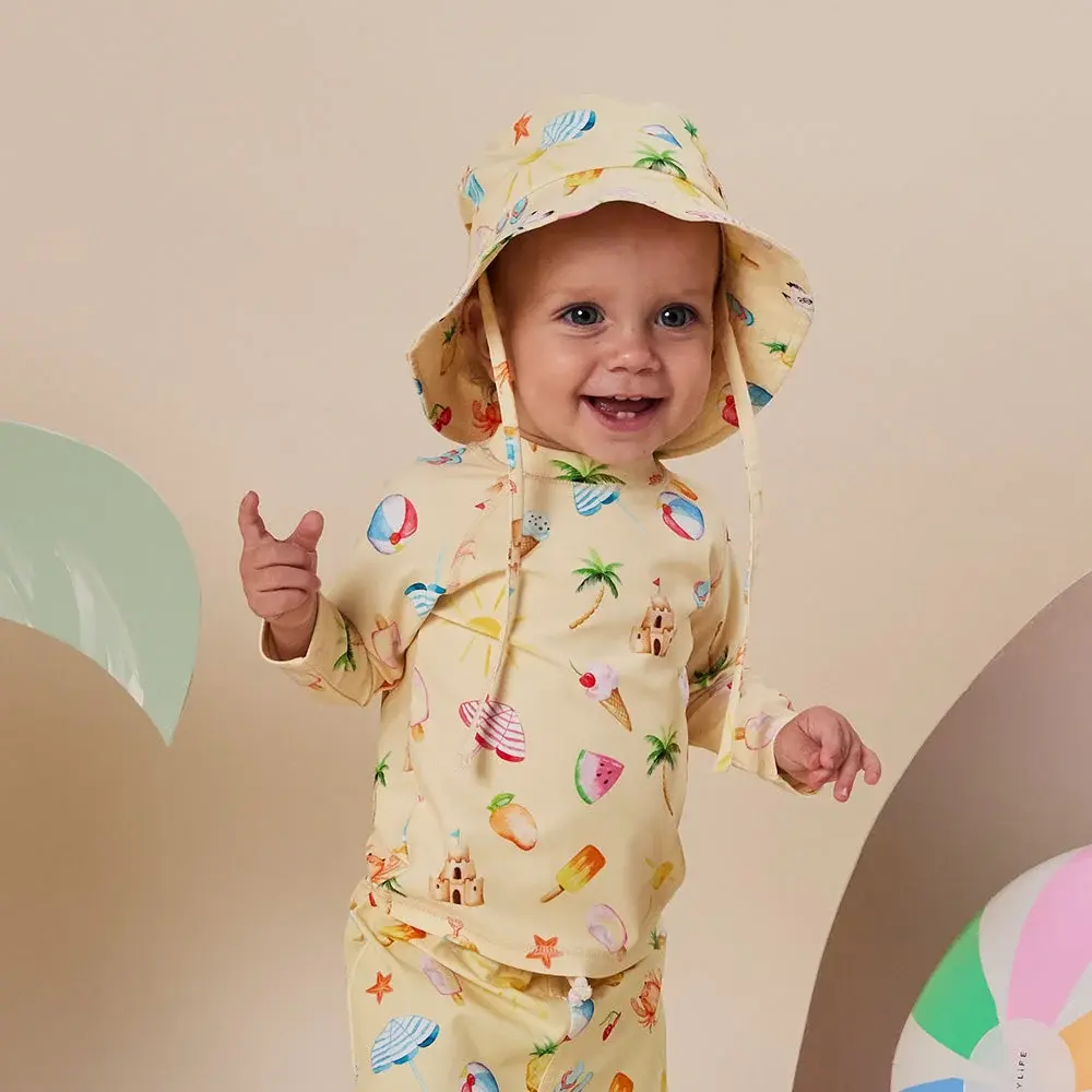 Snuggle Hunny Kids Snuggle Hunny Beach Fun Rashie Vest