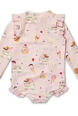 Snuggle Hunny Kids Snuggle Hunny Ice Creams Frill Swimsuit