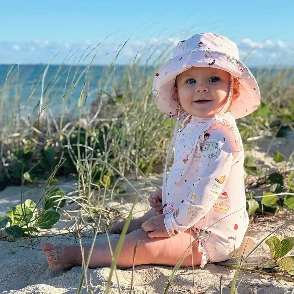 Snuggle Hunny Kids Snuggle Hunny Ice Creams Frill Swimsuit