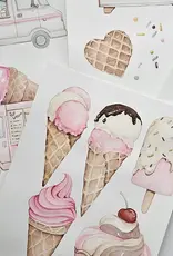 Snuggle Hunny Kids Snuggle Hunny Ice Creams Frill Swimsuit
