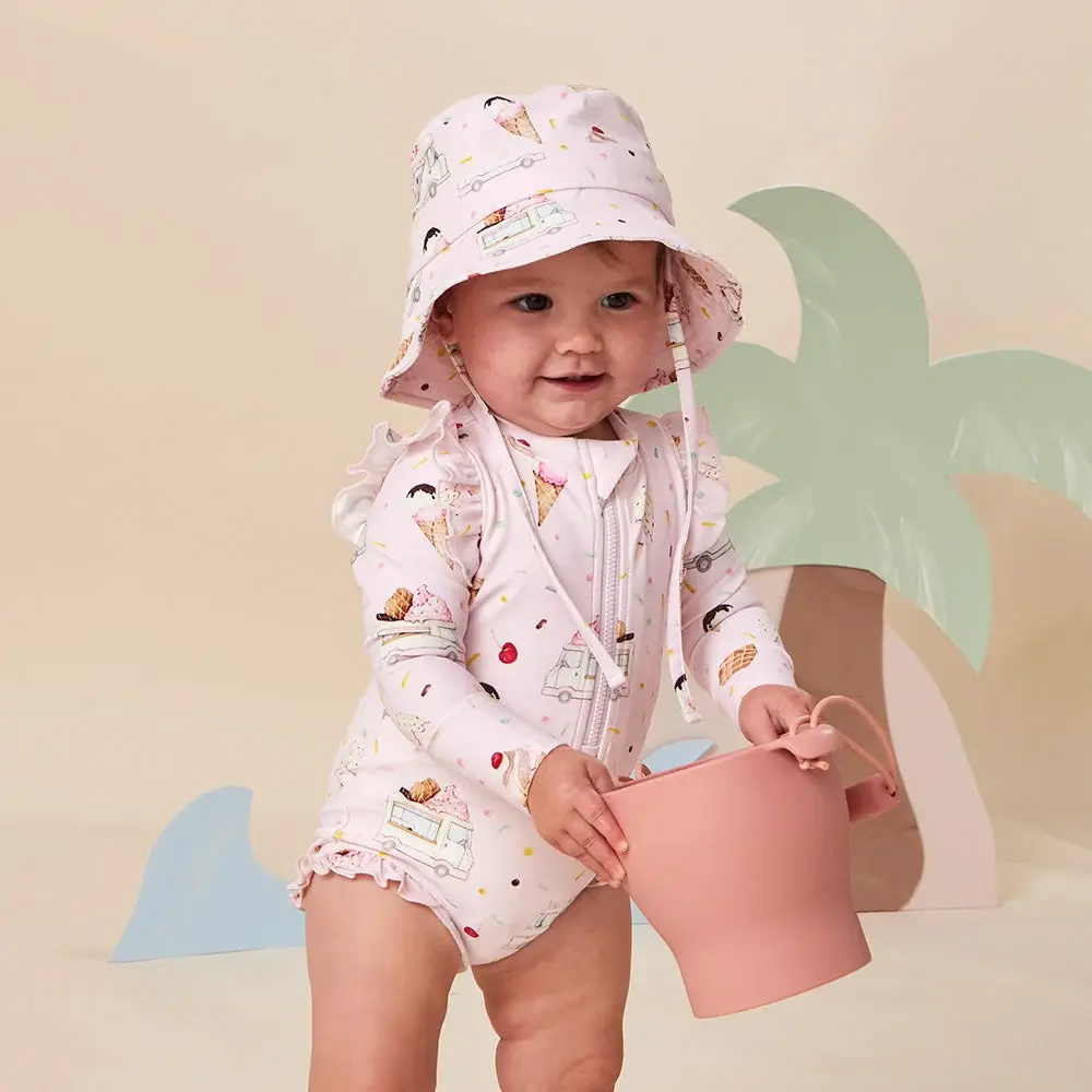 Snuggle Hunny Kids Snuggle Hunny Ice Creams Frill Swimsuit