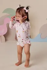 Snuggle Hunny Kids Snuggle Hunny Ice Creams Frill Swimsuit