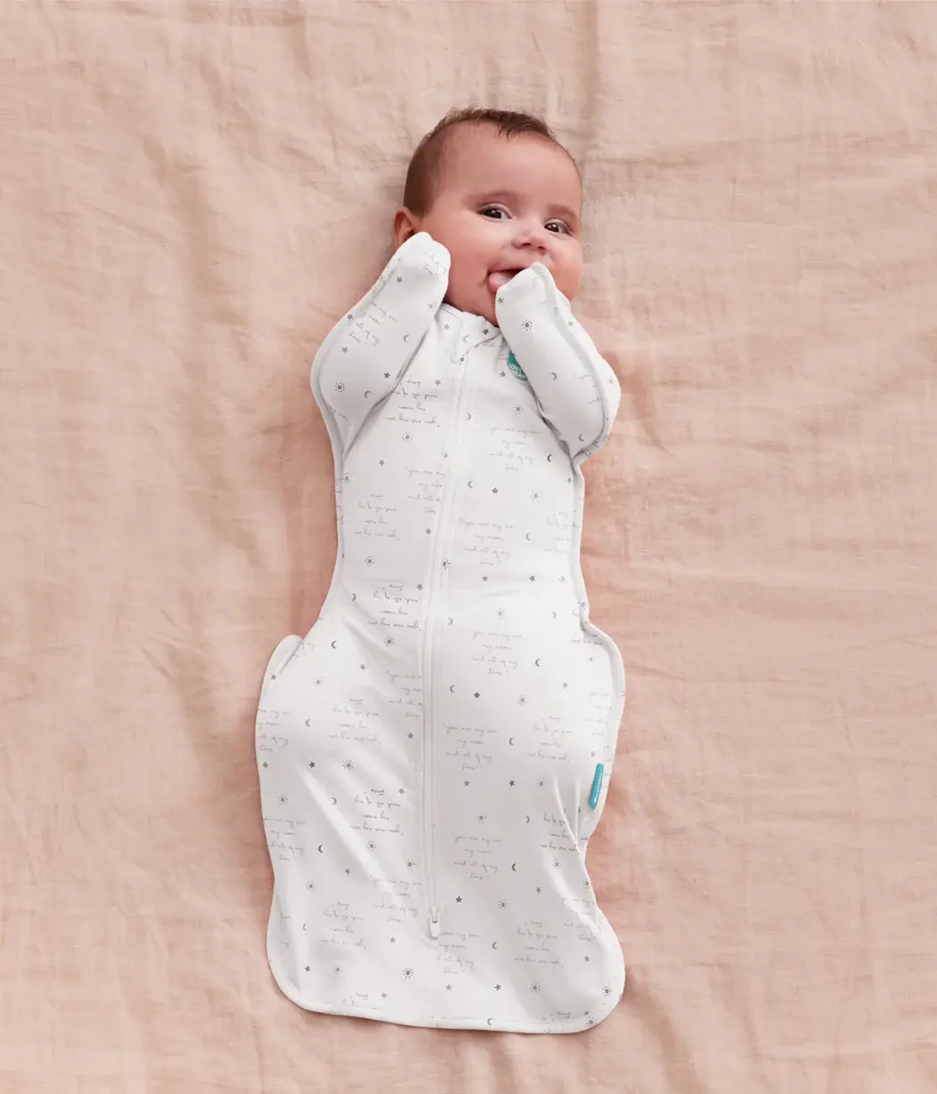 Love To Dream Love To Dream Cotton Swaddle UP Lite 0.2 Tog You Are My White