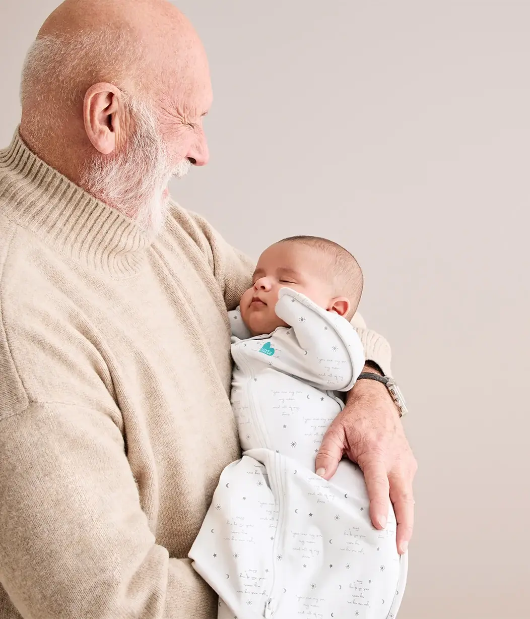 Love To Dream Love To Dream Cotton Swaddle UP Lite 0.2 Tog You Are My White