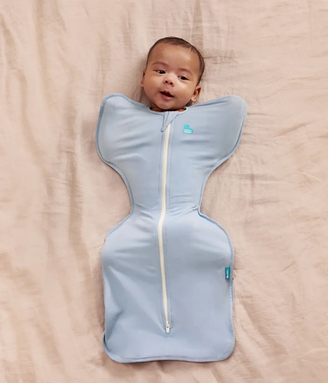 Love To Dream Love To Dream Swaddle Up™ Lite 0.2 TOG Soft Blue