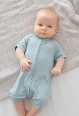 Lummi in Colour Lummi in Colour Bamboo Zip Romper - Dusk Blue