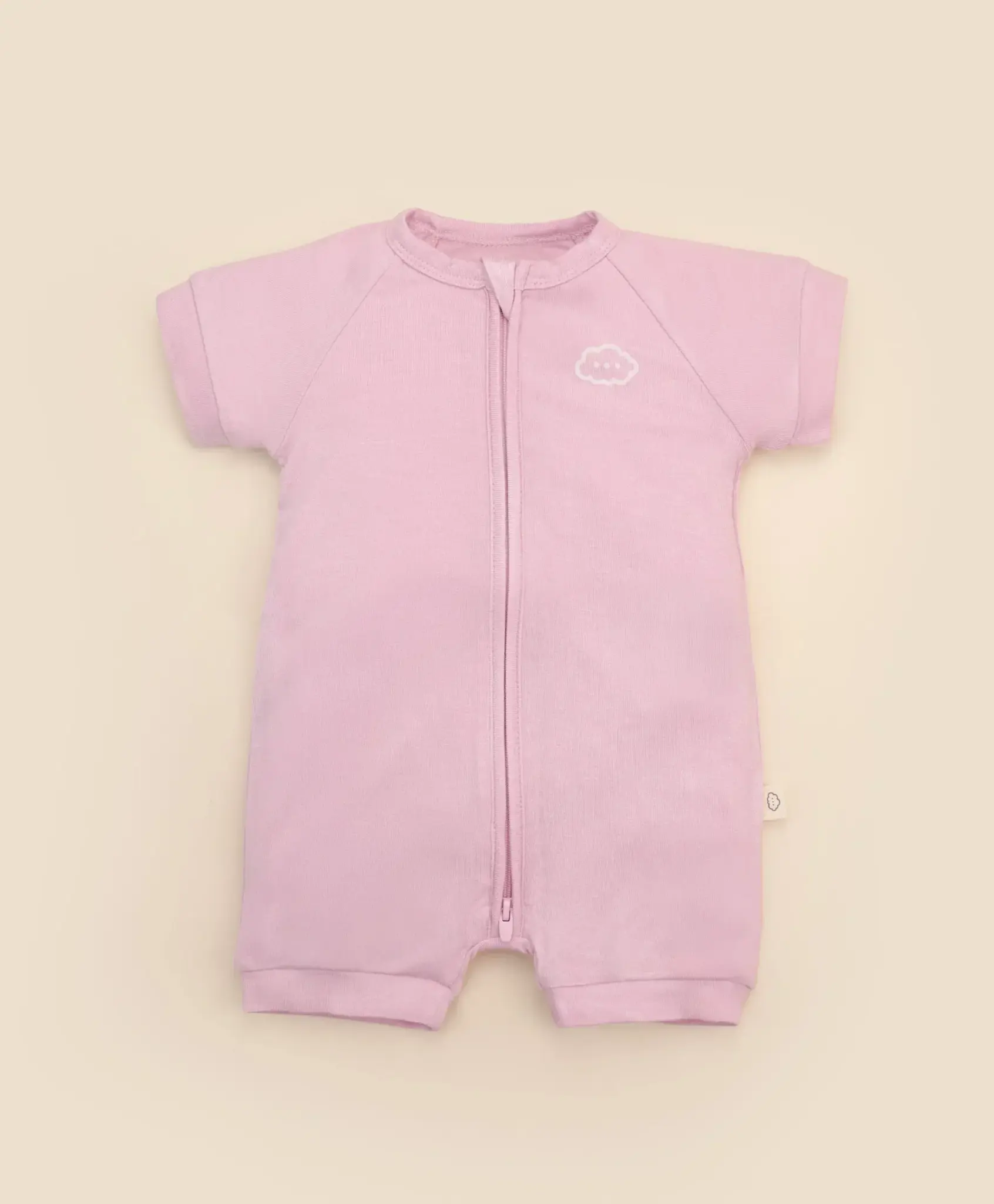 Lummi in Colour Lummi in Colour Bamboo Zip Romper - Lavender