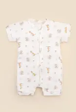 Lummi in Colour Lummi in Colour Bamboo Zip Romper - Kangaroo & Koala