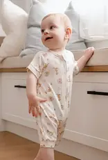 Lummi in Colour Lummi in Colour Bamboo Zip Romper - Kangaroo & Koala