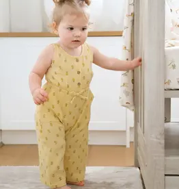 Lummi in Colour Lummi in Colour Organic Cotton Muslin Jumpsuit - Lemons