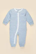 Lummi in Colour Lummi in Colour Organic Cotton Zip Growsuit - Blue Stripes