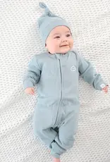 Lummi in Colour Lummi in Colour Organic Cotton Organic Cotton Waffle Growsuit - Dusk Blue